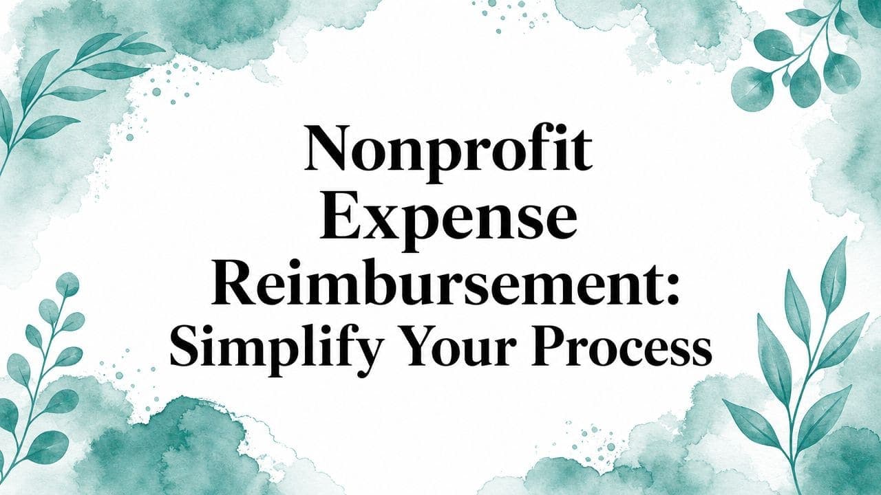 Nonprofit Expense Reimbursement: Guide - Alignmint nonprofit software