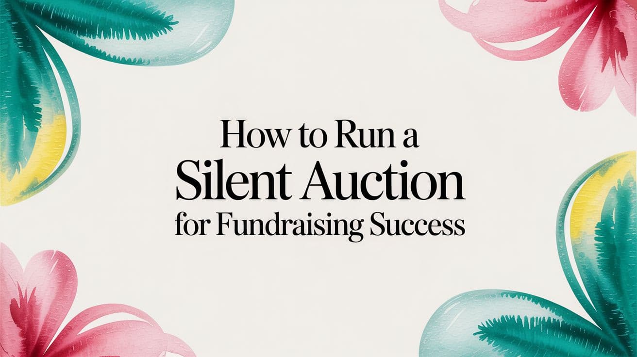 How to Run a Silent Auction for Fundraising Success — Alignmint nonprofit software