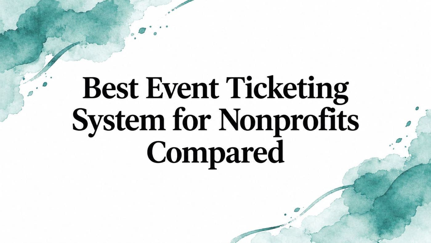 Event team comparing ticketing systems before a nonprofit gala