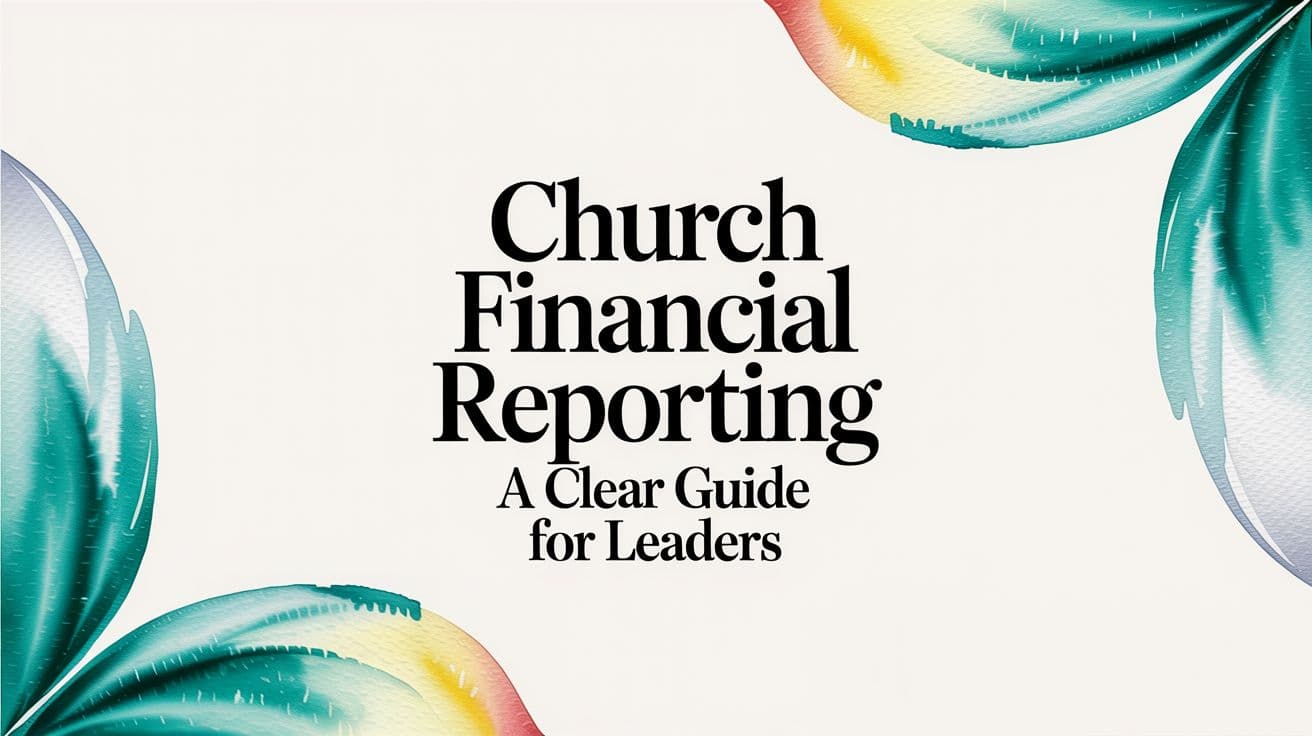 Church Financial Reporting: A Leader's Guide - Alignmint nonprofit software