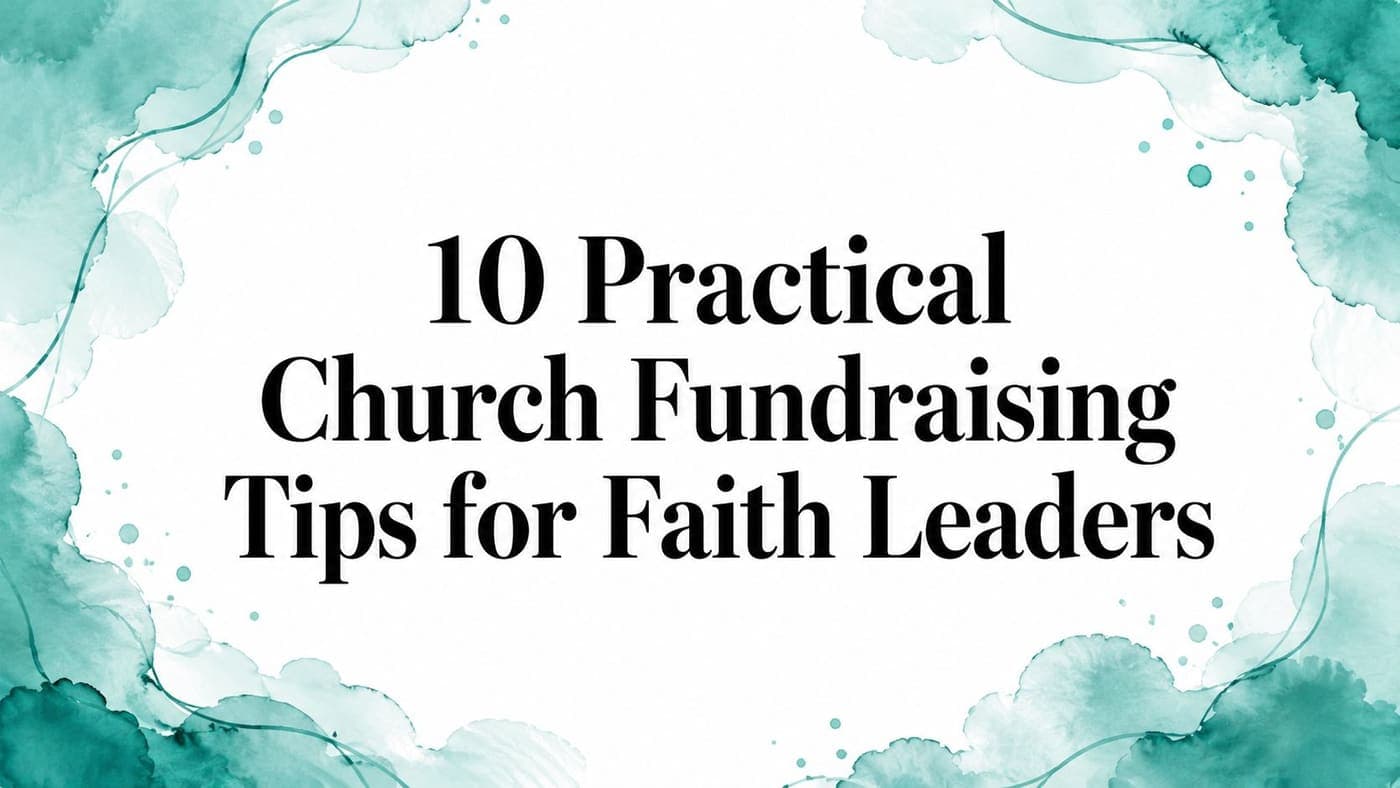 10 Church Fundraising Tips for Faith Leaders - AlignMint nonprofit software