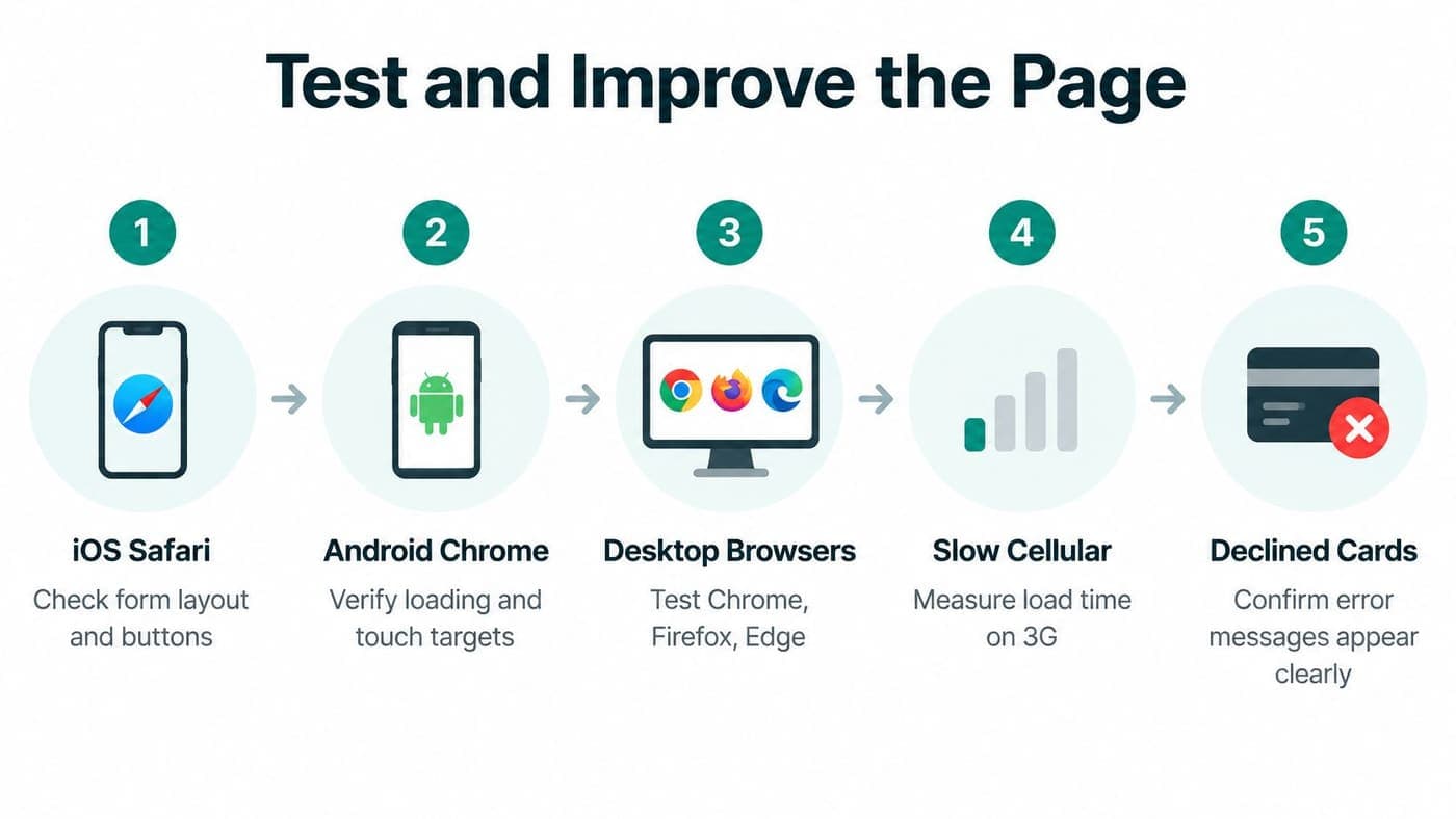 Five-step guide for testing donation page performance and the donor experience