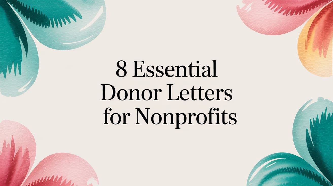 Donor Thank You Letters: 8 Templates: Guide - AlignMint nonprofit software
