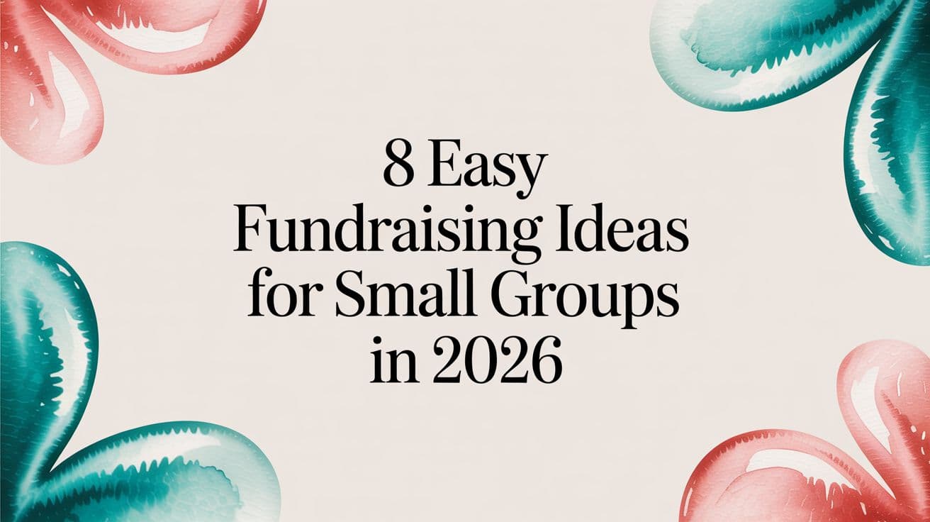 8 Easy Fundraising Ideas for Small Groups (2026) - AlignMint nonprofit software