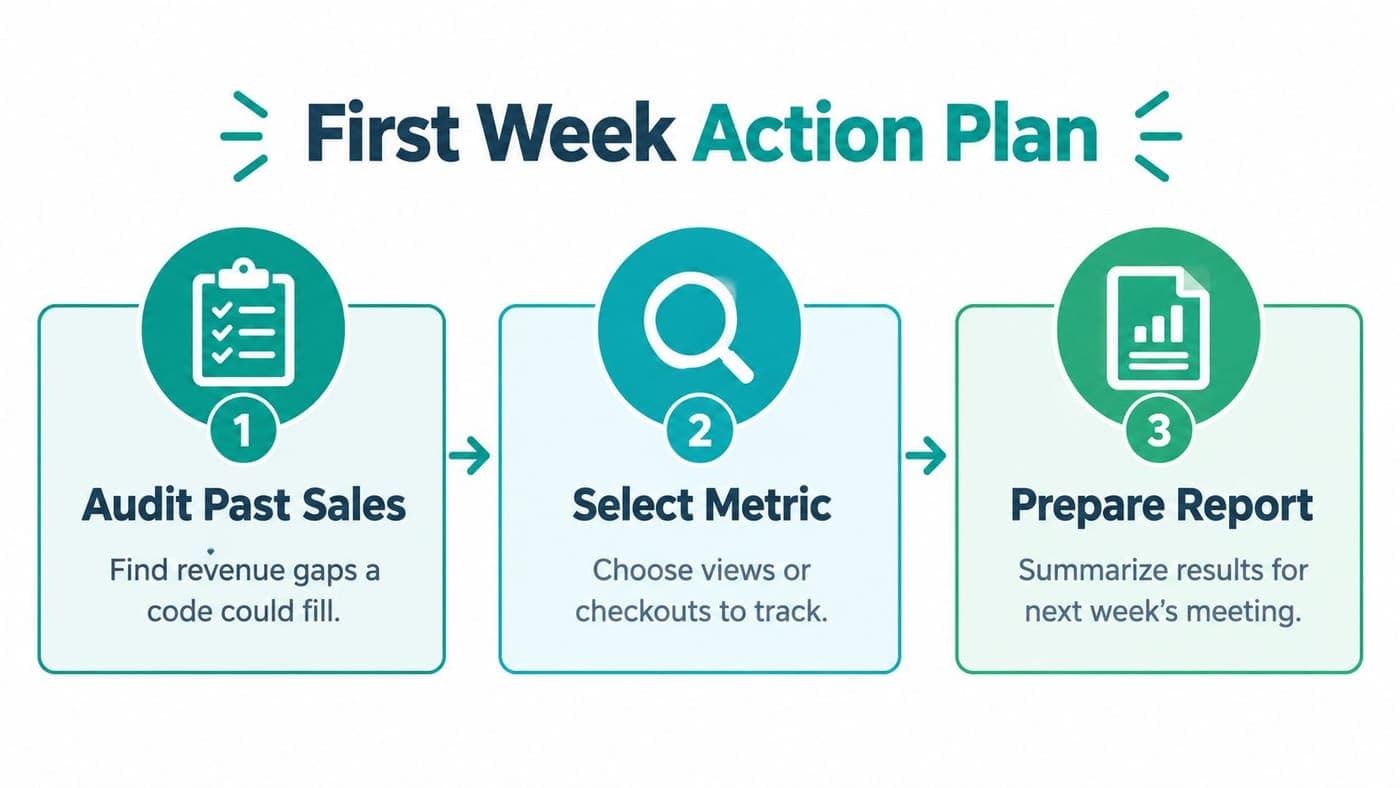 Three-step first-week action plan for reading nonprofit promo code results