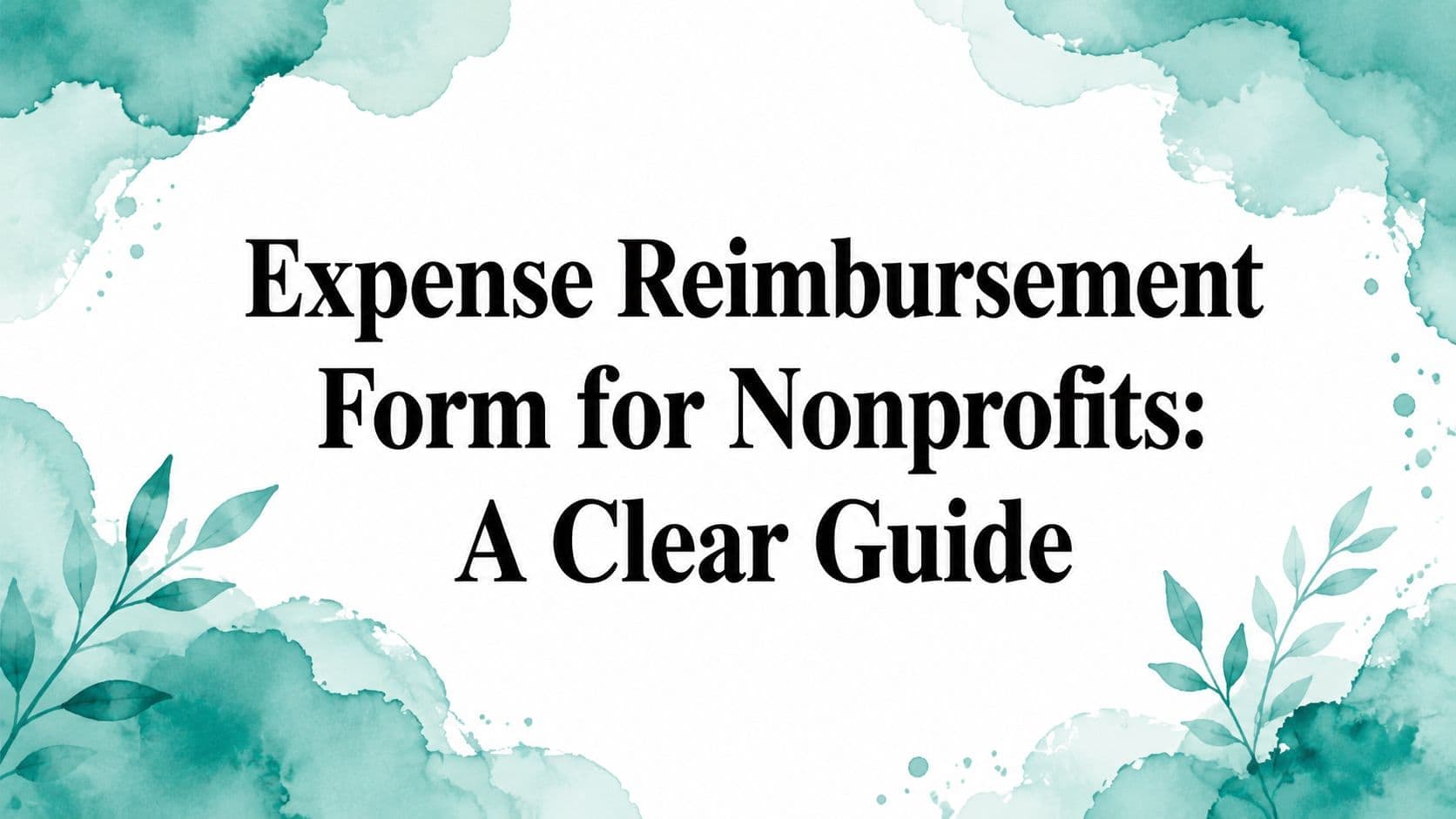 Expense Reimbursement Form for Nonprofits - AlignMint nonprofit software