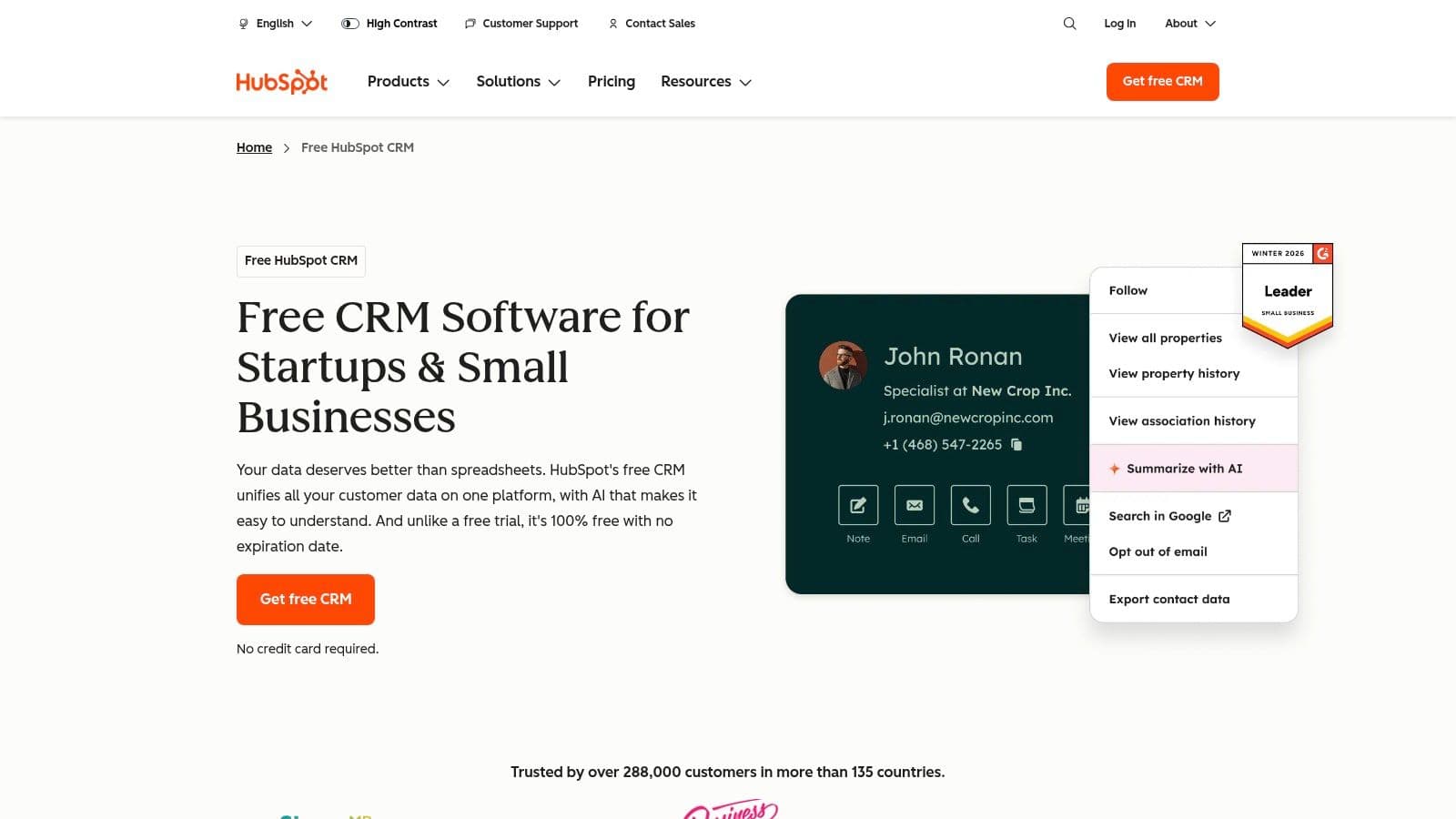 Software interface showing CRM software in this free CRM for nonprofits guide