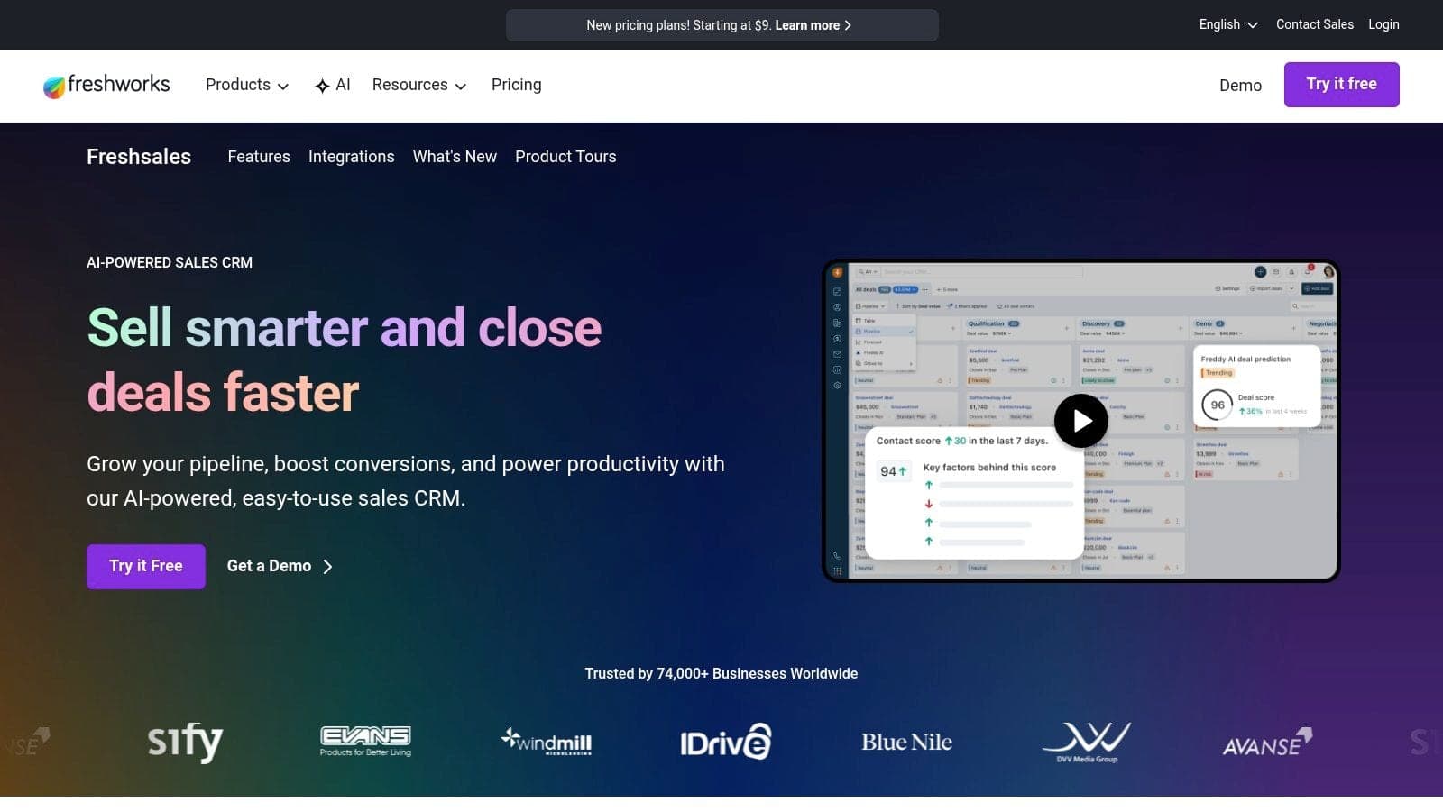 Photo showing sales CRM in this free CRM for nonprofits guide