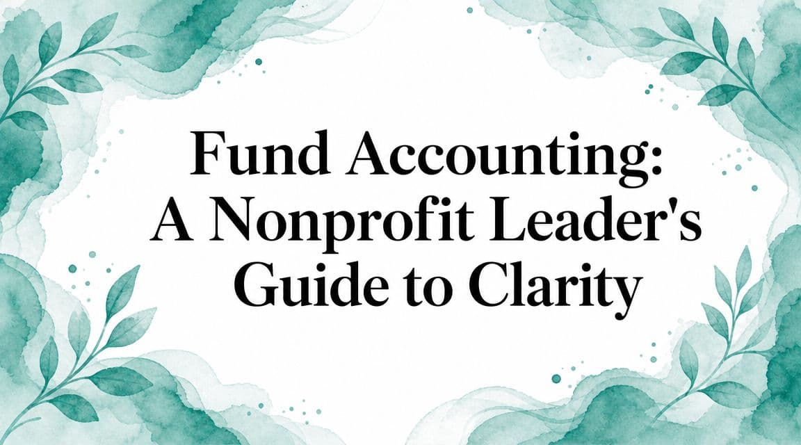 Fund Accounting: Nonprofit Leader's Guide - AlignMint nonprofit software
