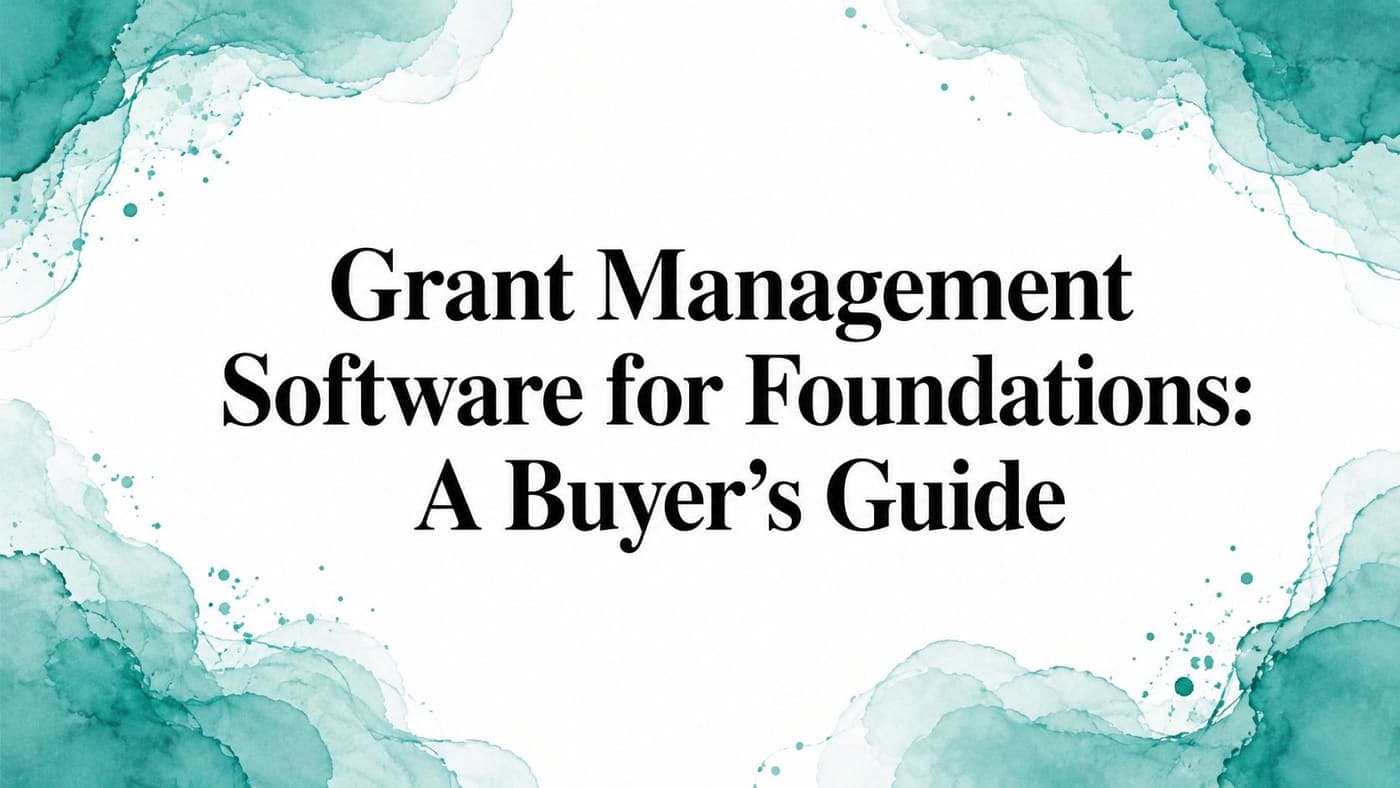 Grant Management Software for Foundations - AlignMint nonprofit software