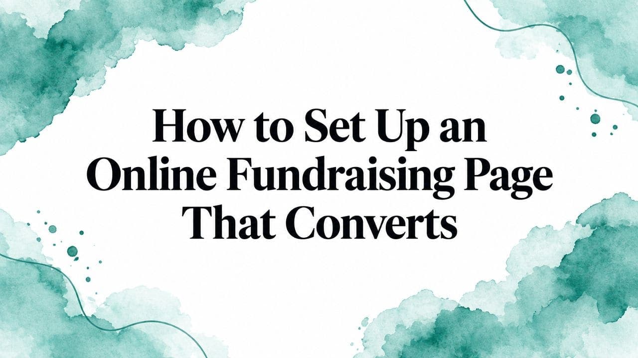 Donor completing an online fundraising page checkout on a phone