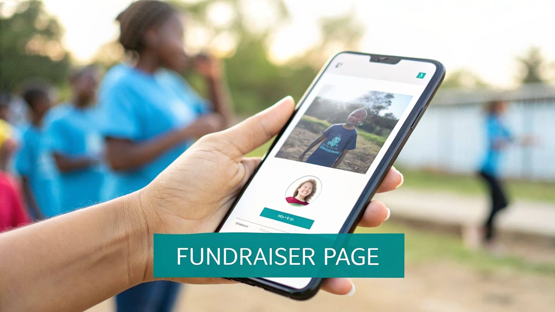 Photo showing fundraising app in this ideas for fundraising guide