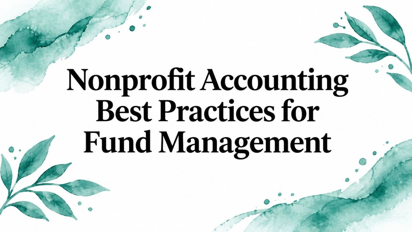 Nonprofit finance lead reviewing restricted fund balances before month-end close