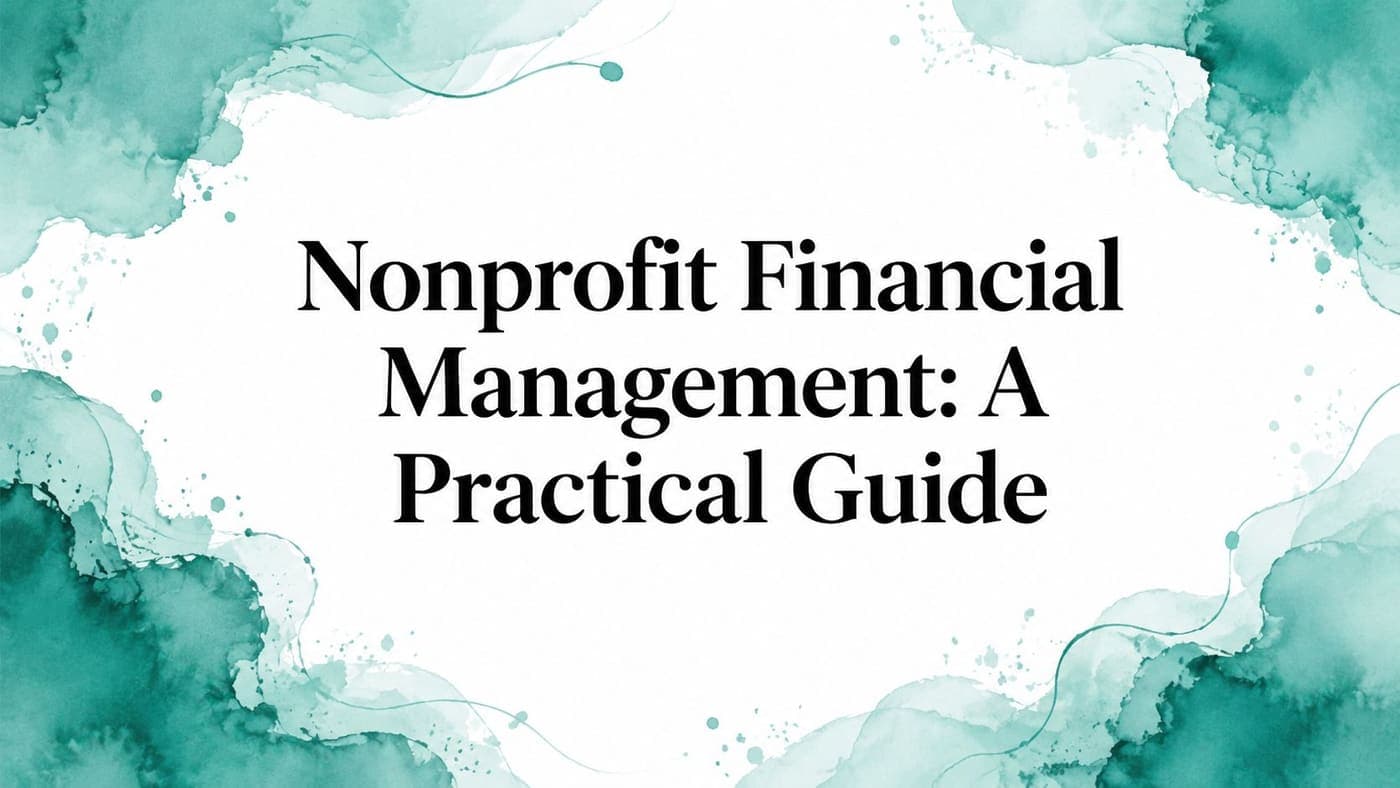 Nonprofit director reviewing cash restricted funds and payroll timing