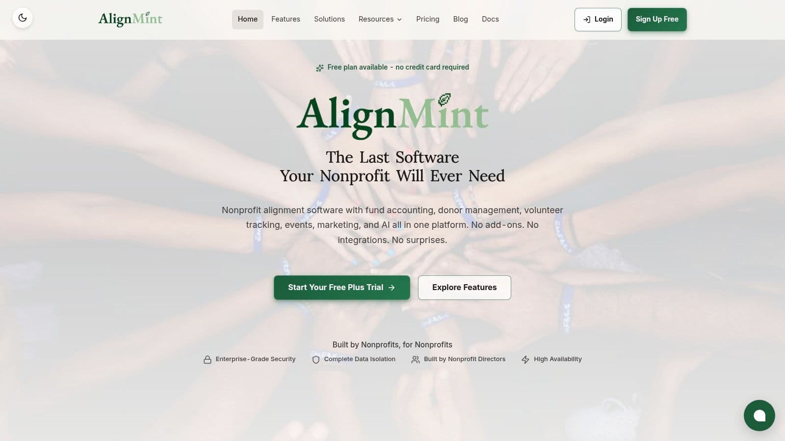 AlignMint interface featured in this parent teacher association job description guide