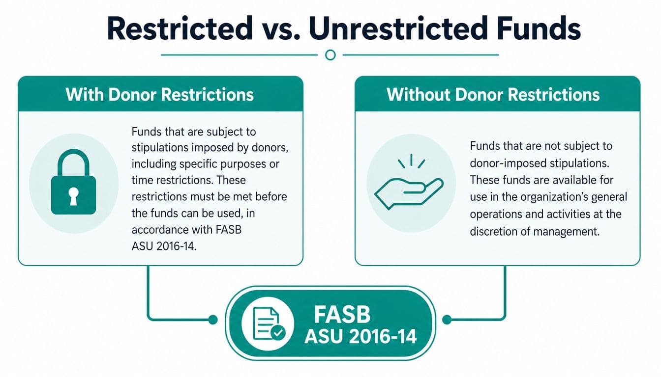 Restricted and unrestricted funds comparison for nonprofit financial planning