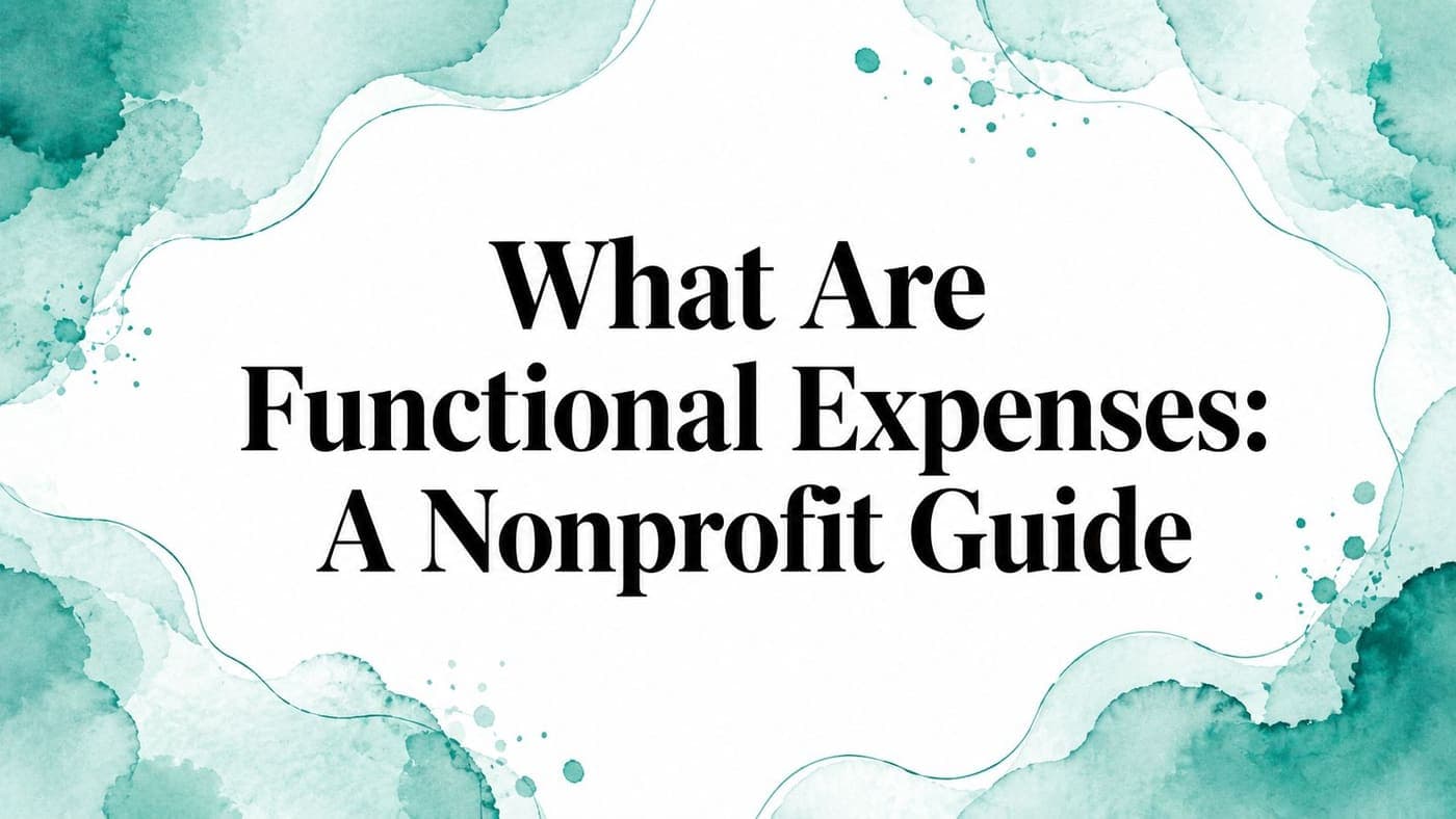 Nonprofit finance lead reviewing functional expenses for Form 990 reporting