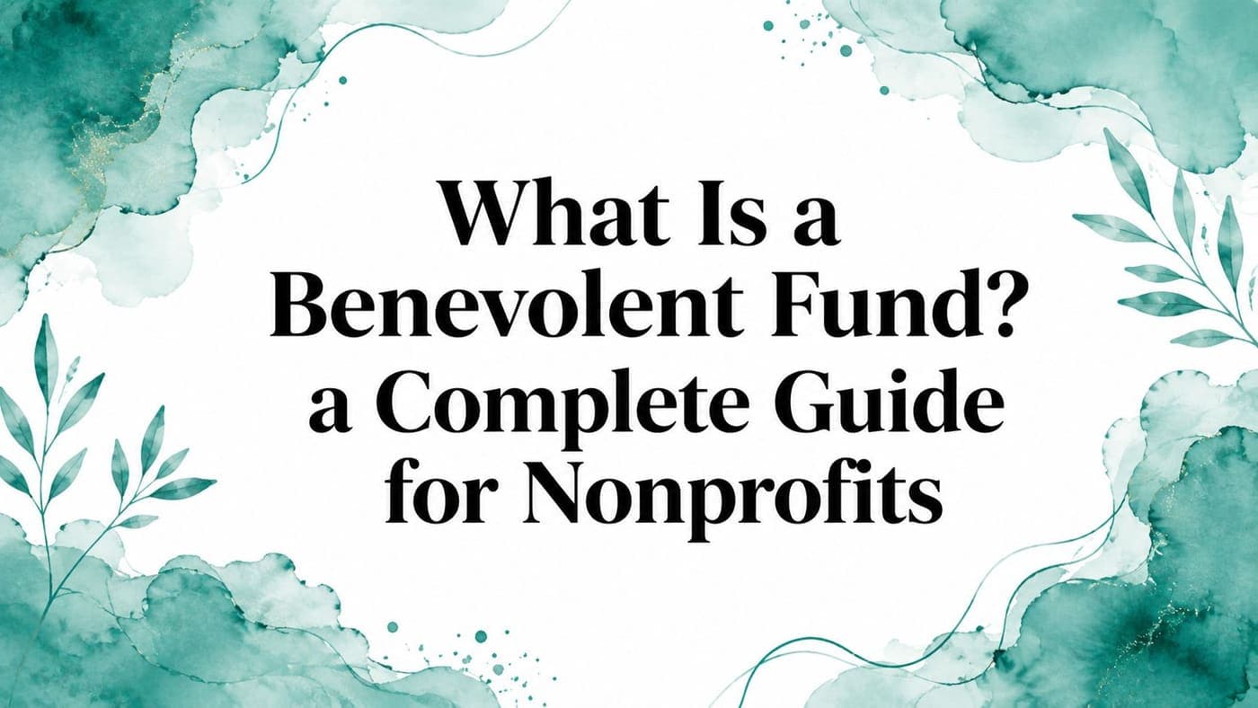 Nonprofit board reviewing benevolent fund policy and hardship grant files