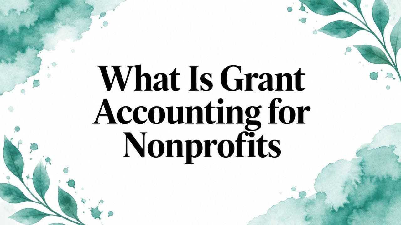Grant manager separating restricted awards from unrestricted operating funds