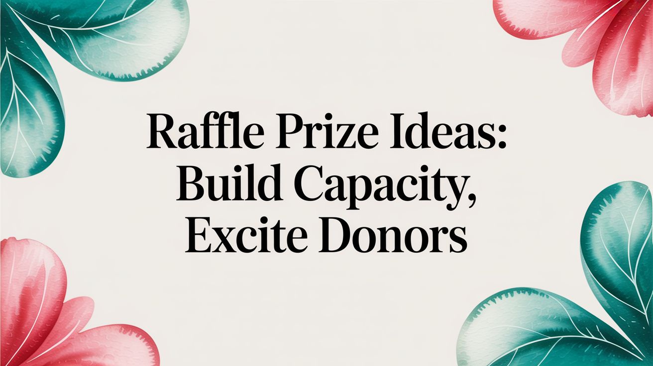 Raffle Prize Ideas: Build Capacity, Excite | Alignmint